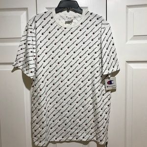 Champion Life All-Over Script Heritage Tee
